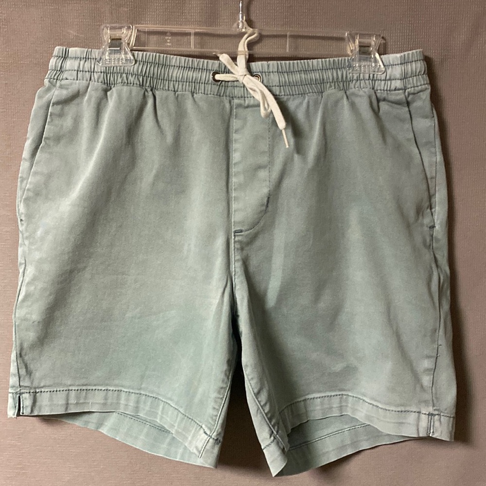 PacSun Men’s Eco Green Stretch Twill Volley Shorts Size M Color Gray/Green